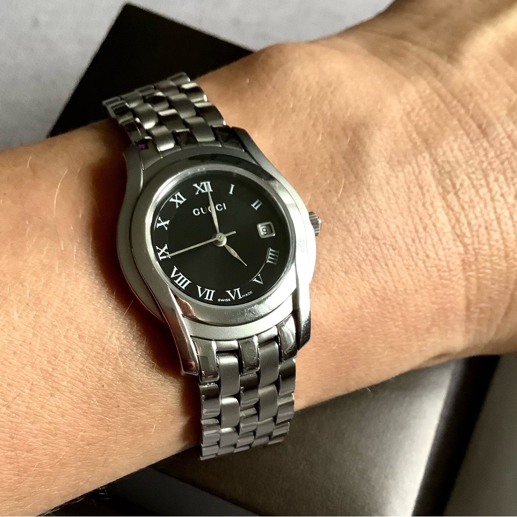 Authentic Stainless Steel Gucci Watch